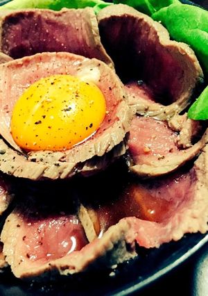 簡単ローストビーフ丼-レシピのメイン写真