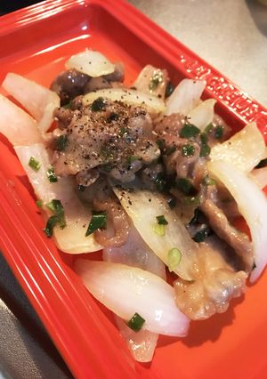 ずぼらな豚肉まよぽん炒め-レシピのメイン写真