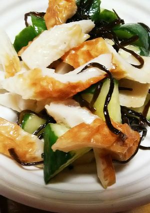 きゅうりと竹輪の塩昆布-レシピのメイン写真