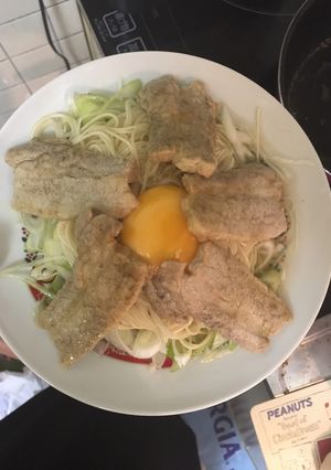 ネギ塩豚玉素麺-レシピのメイン写真