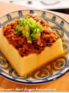 黑木耳涼拌肉鬆豆腐.柯媽媽の植物燕窩-レシピのメイン写真