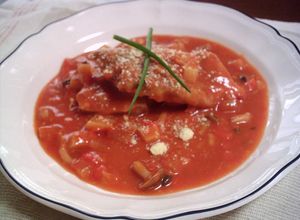 鱈のキャンベルトマトスープ煮込み-レシピのメイン写真