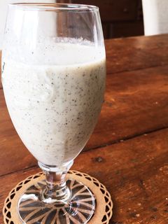 簡単☆黒ごまきなこバナナスムージー-レシピのメイン写真