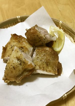 ヘルシーな揚げ物！鶏の素揚げ！-レシピのメイン写真