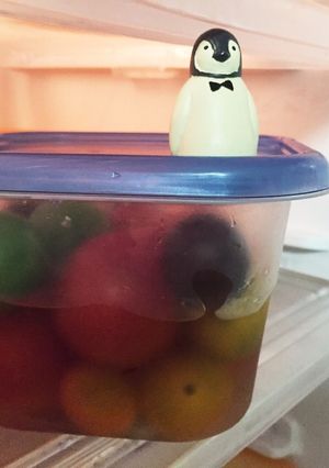 台所ペンギンの宝石箱(トマトのピクルス)-レシピのメイン写真