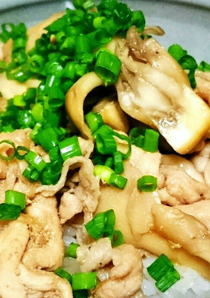 豚肉と舞茸の丼ぶり☆簡単☆美味しい♥-レシピのメイン写真