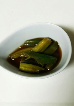 オクラ茹で漬けレシピ-レシピのメイン写真