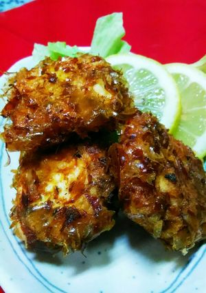 豆腐の花カツオ衣揚げ☆-レシピのメイン写真
