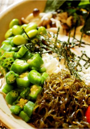 夏バテ解消ドレッシングで食べるそうめん-レシピのメイン写真