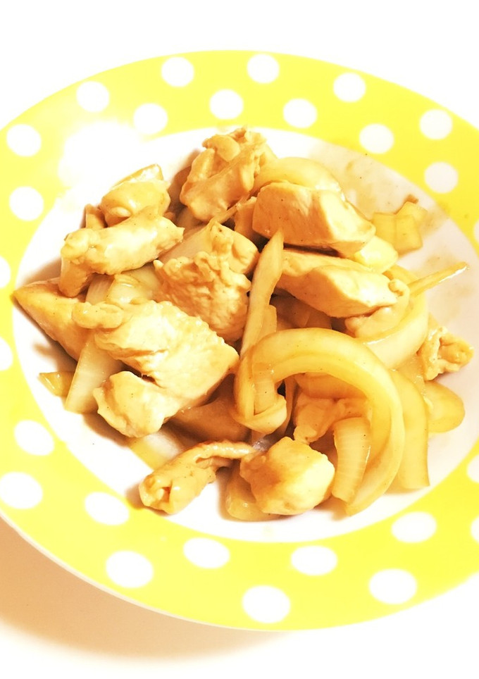 鶏肉と玉ねぎの簡単炒め-レシピのメイン写真