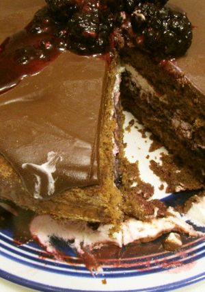ブラックベリーフォーレストケーキ-レシピのメイン写真
