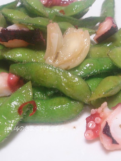 蛸と枝豆のぺペロン風-レシピのメイン写真