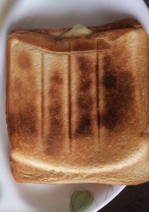 ハマる!バナナの甘じょっぱいホットサンド-レシピのメイン写真