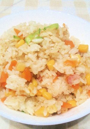 簡単☆炊飯器で子供喜ぶカレーピラフ-レシピのメイン写真