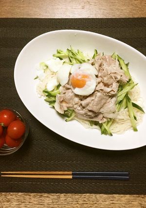 アレンジそうめん　あっさり豚しゃぶ-レシピのメイン写真