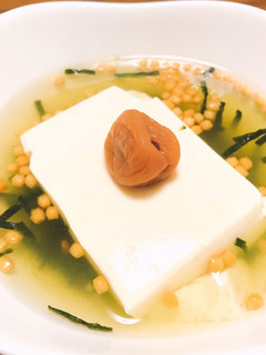 夜食にも!ヘルシー豆腐茶漬け-レシピのメイン写真