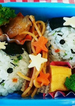七夕＊織姫＊彦星＊天の川＊弁当2＊幼稚園-レシピのメイン写真