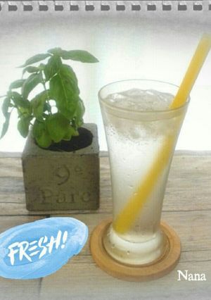 梅ソーダ-レシピのメイン写真