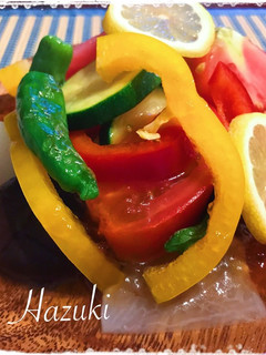 夏野菜の和風ジュレサラダ-レシピのメイン写真