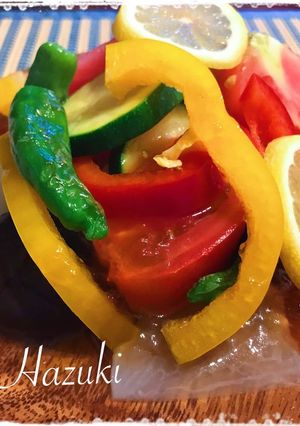 夏野菜の和風ジュレサラダ-レシピのメイン写真