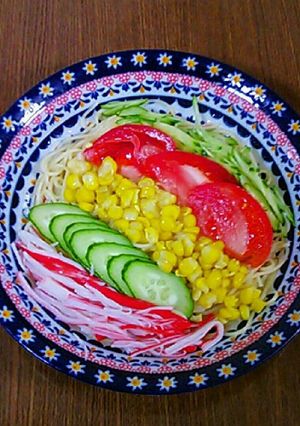 ズボラ、サラダ麺♪-レシピのメイン写真