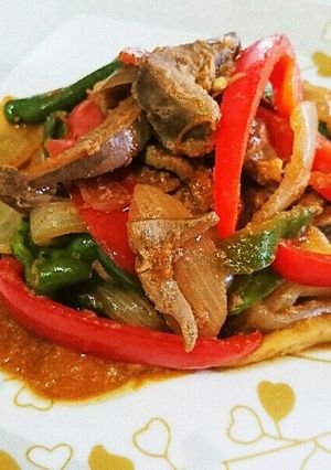 豚レバーと野菜のケチャップ炒め-レシピのメイン写真