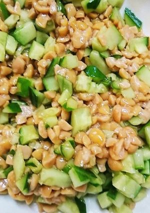 簡単おいしい☆納豆きゅうり☆-レシピのメイン写真