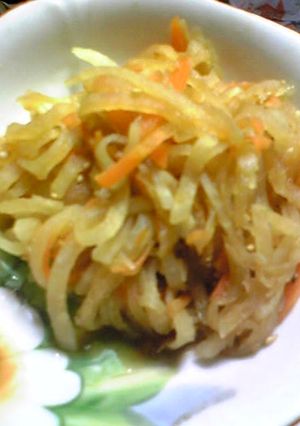 田舎の味♪だいこんとにんじんのキンピラ♪-レシピのメイン写真