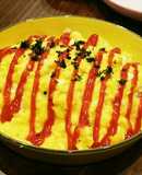 ✴コンソメライスの納豆オムライス✴