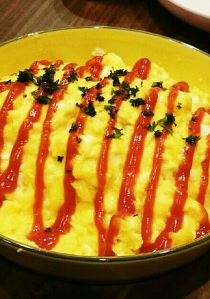 ✴コンソメライスの納豆オムライス✴-レシピのメイン写真