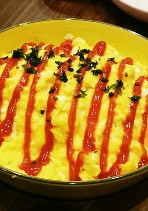 ✴コンソメライスの納豆オムライス✴-レシピのメイン写真