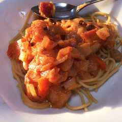 รูปของ トマトクリーム煮をアレンジ★パスタ