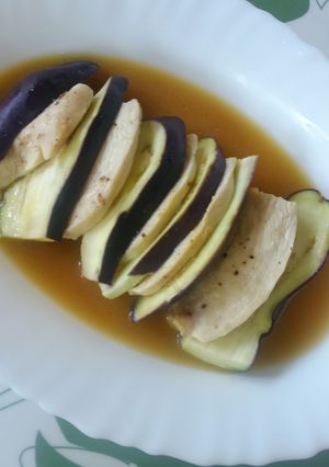シンプル！ナスと鶏肉のバター蒸し♪-レシピのメイン写真