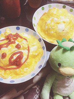 かっぱのオムライス-レシピのメイン写真