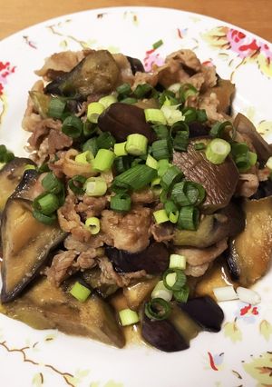 なすと豚こま♡甘辛焼肉炒め-レシピのメイン写真