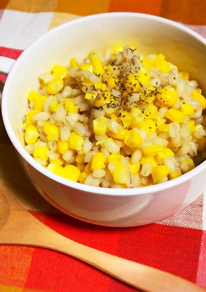 茹でるだけ！とうもろこしもち麦ごはん-レシピのメイン写真