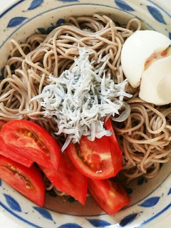 しらすとトマトのぶっかけそば-レシピのメイン写真