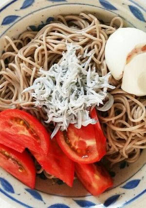 しらすとトマトのぶっかけそば-レシピのメイン写真