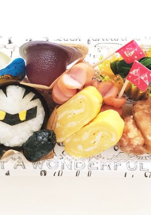 星のカービィ＊メタナイト＊キャラ弁-レシピのメイン写真