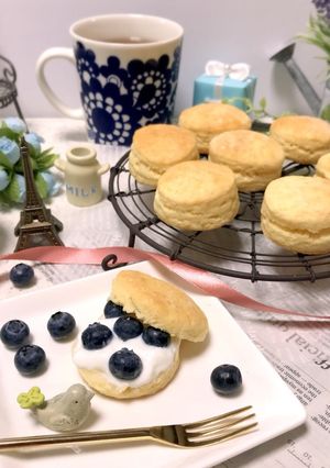 カスピ海ヨーグルトでふわっとスコーン♡-レシピのメイン写真