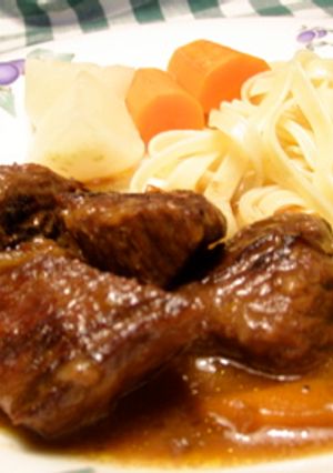 聖夜に☆　牛肉の赤ワイン煮　-レシピのメイン写真