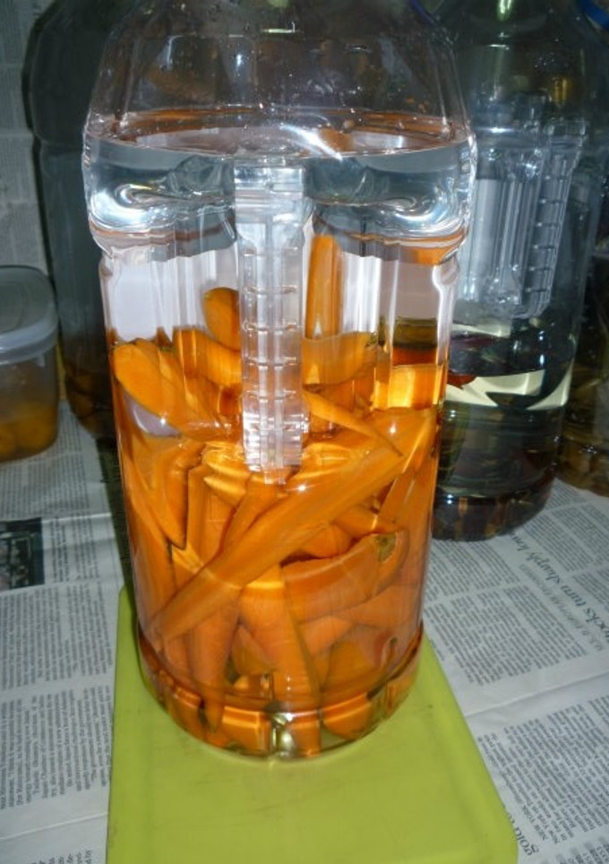 （普通の）人参酒を作ってみる-レシピのメイン写真