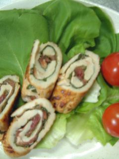 鶏ささみの梅しそ巻き-レシピのメイン写真