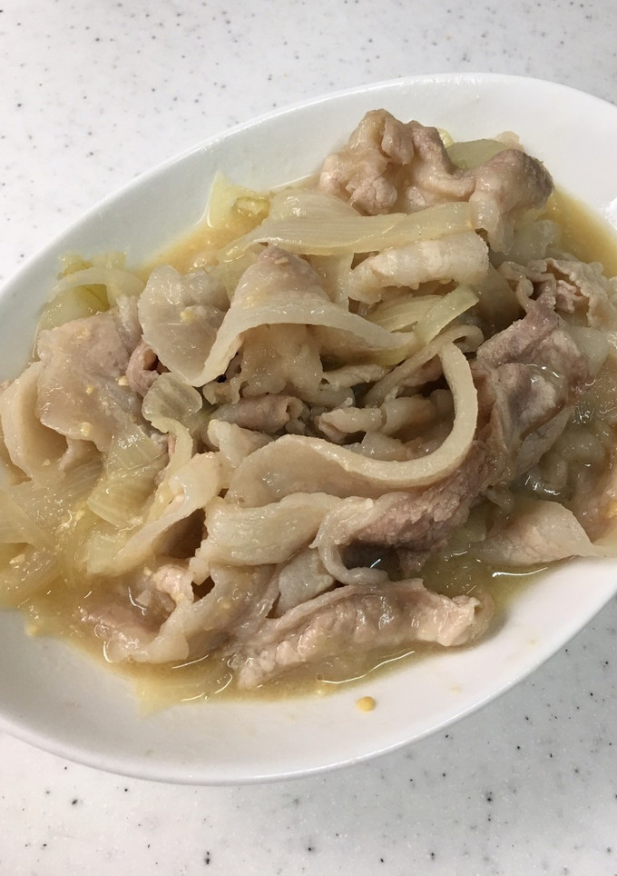 簡単☆豚肉と玉ねぎのみそ味生姜炒め-レシピのメイン写真