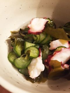 タコの酢の物♪-レシピのメイン写真