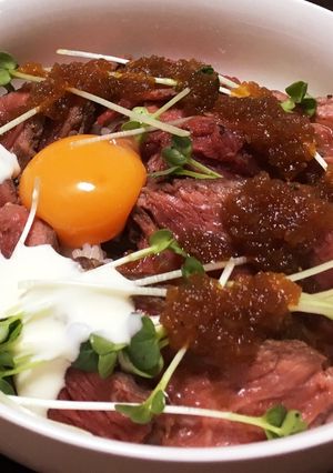 適当で大丈夫！ローストビーフ丼-レシピのメイン写真