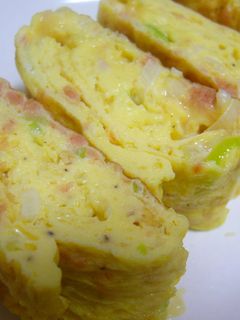 鮭フレーク&ねぎの卵焼き-レシピのメイン写真