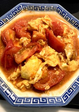甘酸っぱい、トマトと卵の炒め物-レシピのメイン写真
