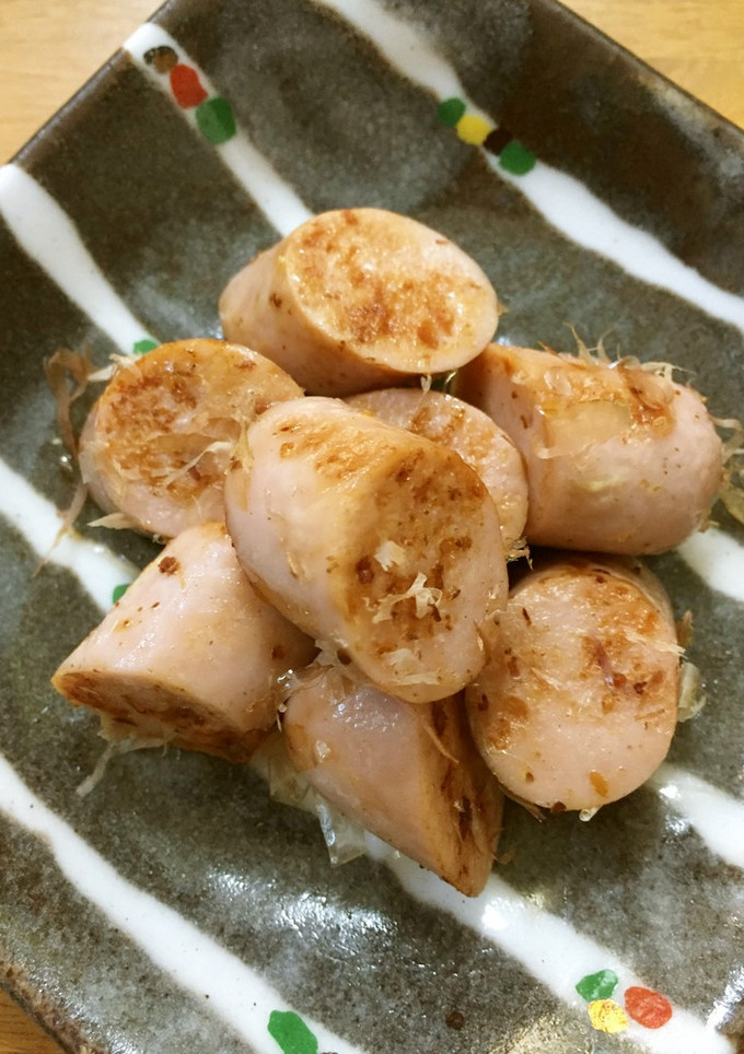 お弁当に◎魚肉ソーセージのマヨ醤油炒め-レシピのメイン写真