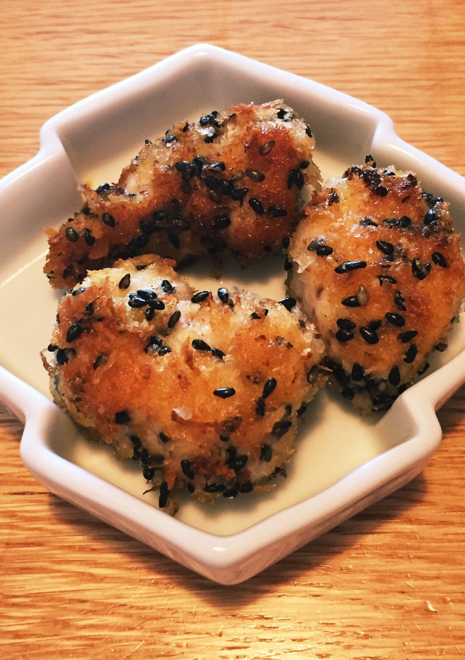 鶏ササミのゴマ揚げ焼き-レシピのメイン写真